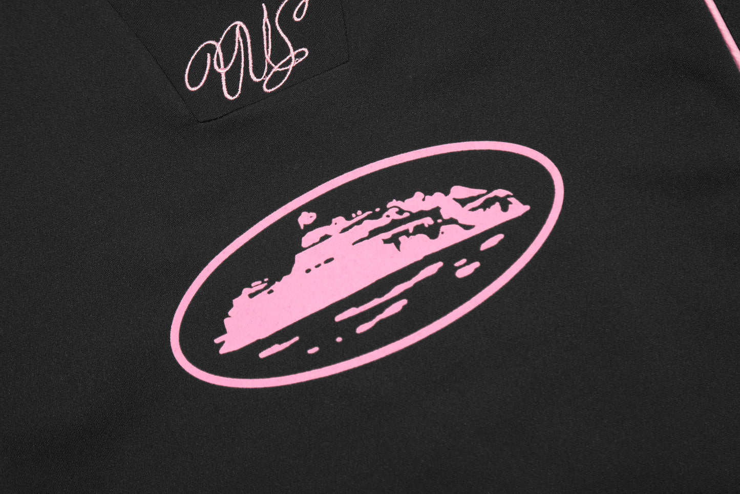 Corteiz - Talismo Fotballtrøye - Sort/Rosa