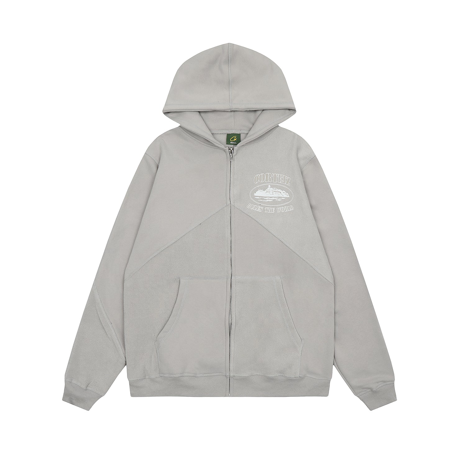 Corteiz - Superior V2 Zip-Up Genser - Grå
