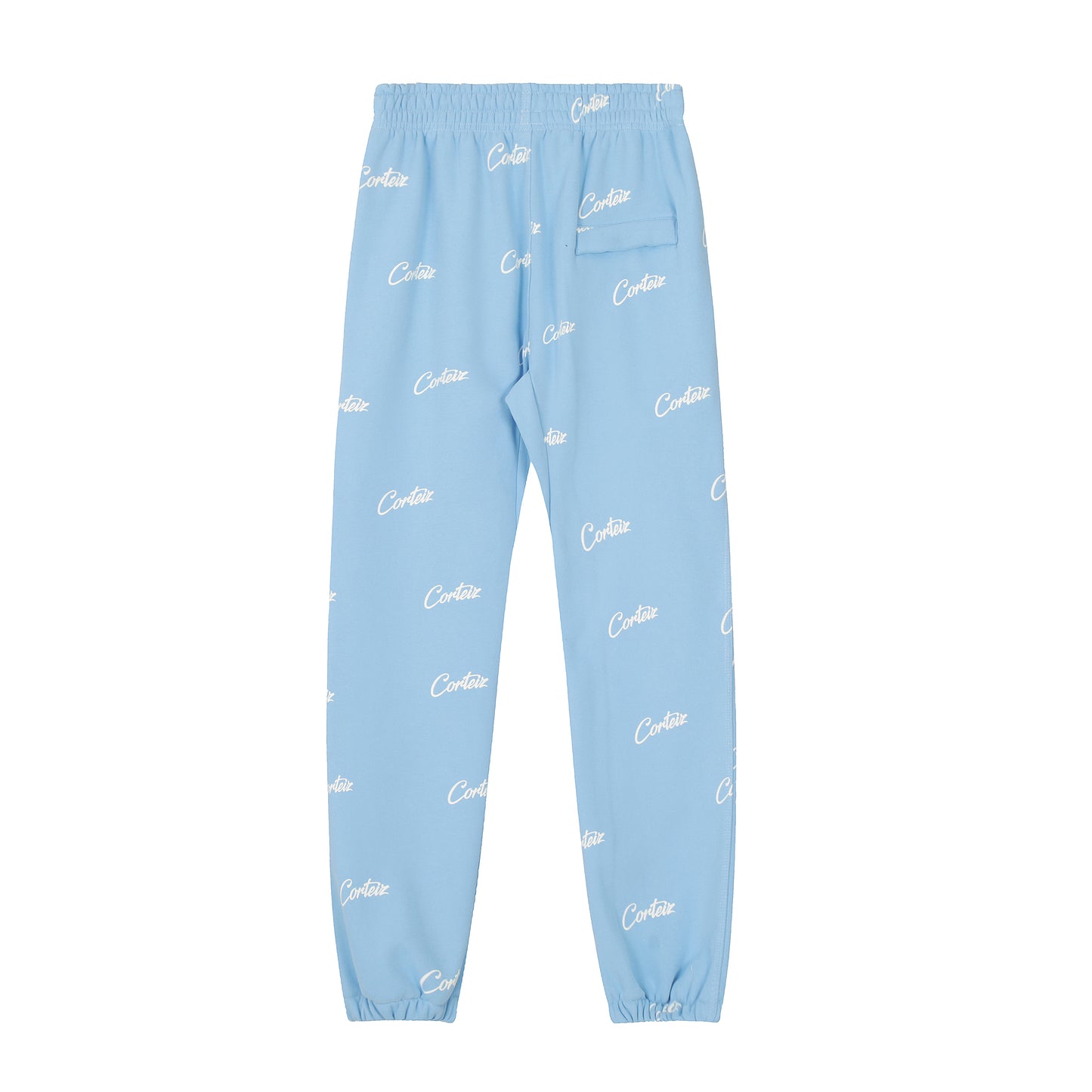 Corteiz - Joggebukse med All Over Print - Lyse blå/Hvit