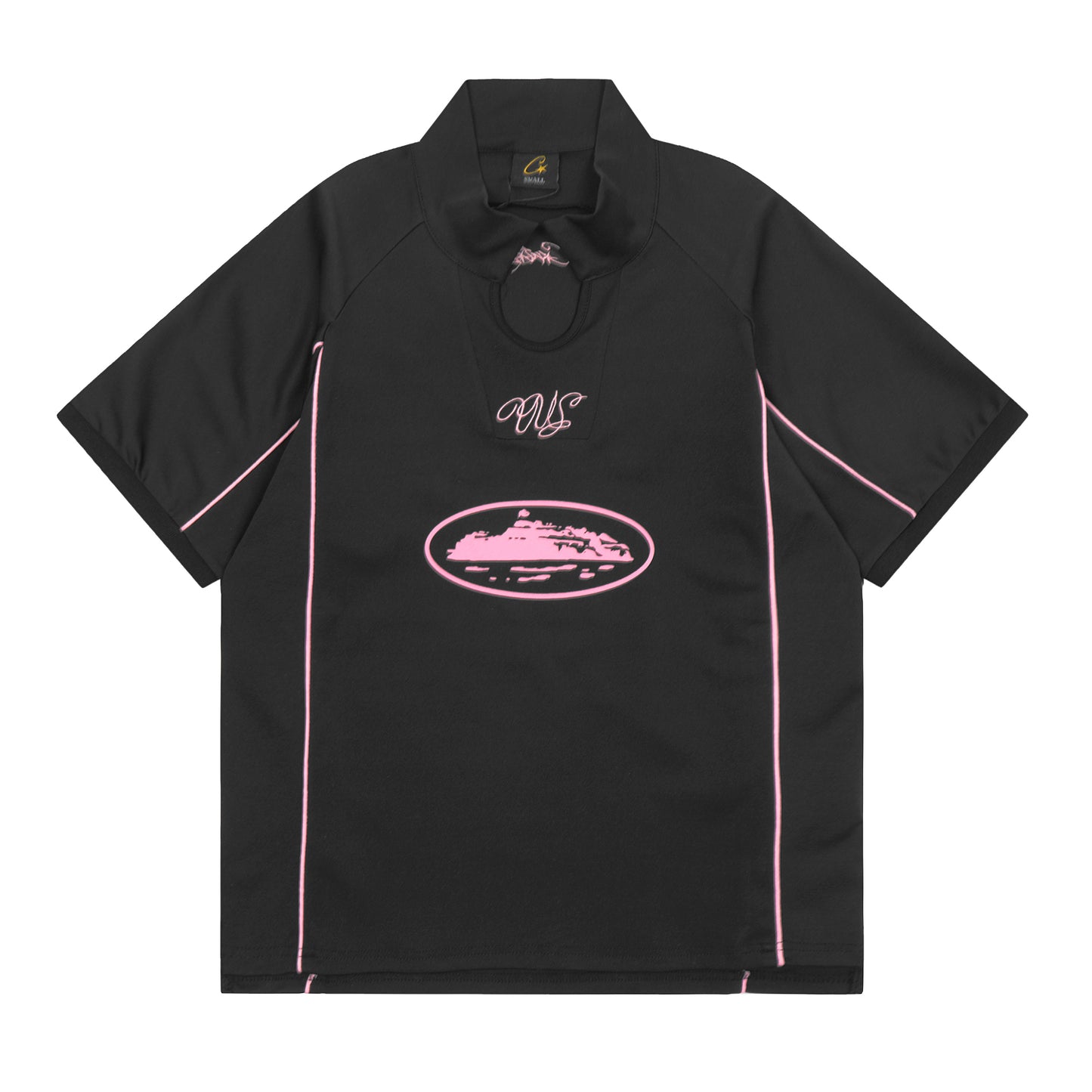 Corteiz - Talismo Fotballtrøye - Sort/Rosa