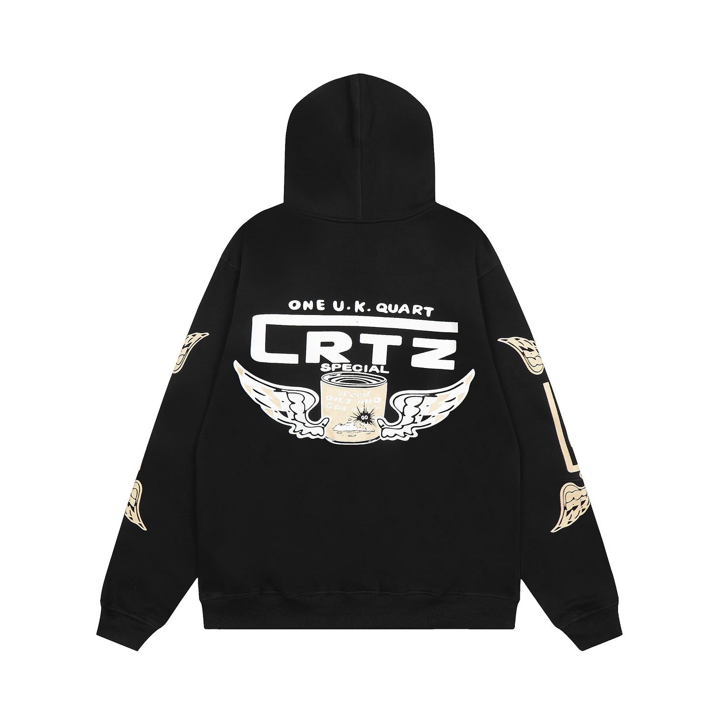 Corteiz - Gasolina Double Zip Hoodie - Sort
