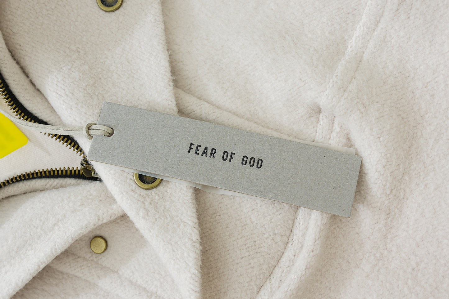 NIKE - Fear of God Polar Fleece Half Zipper - Hvit