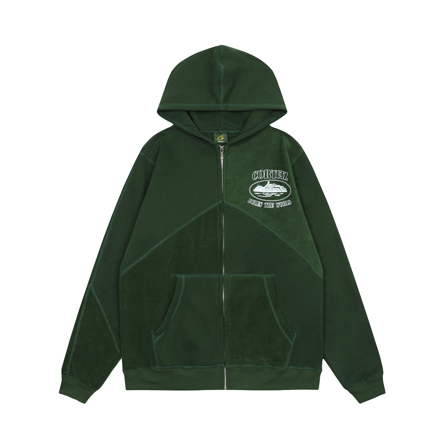 Corteiz - Superior V2 Zip-Up Genser - Grønn