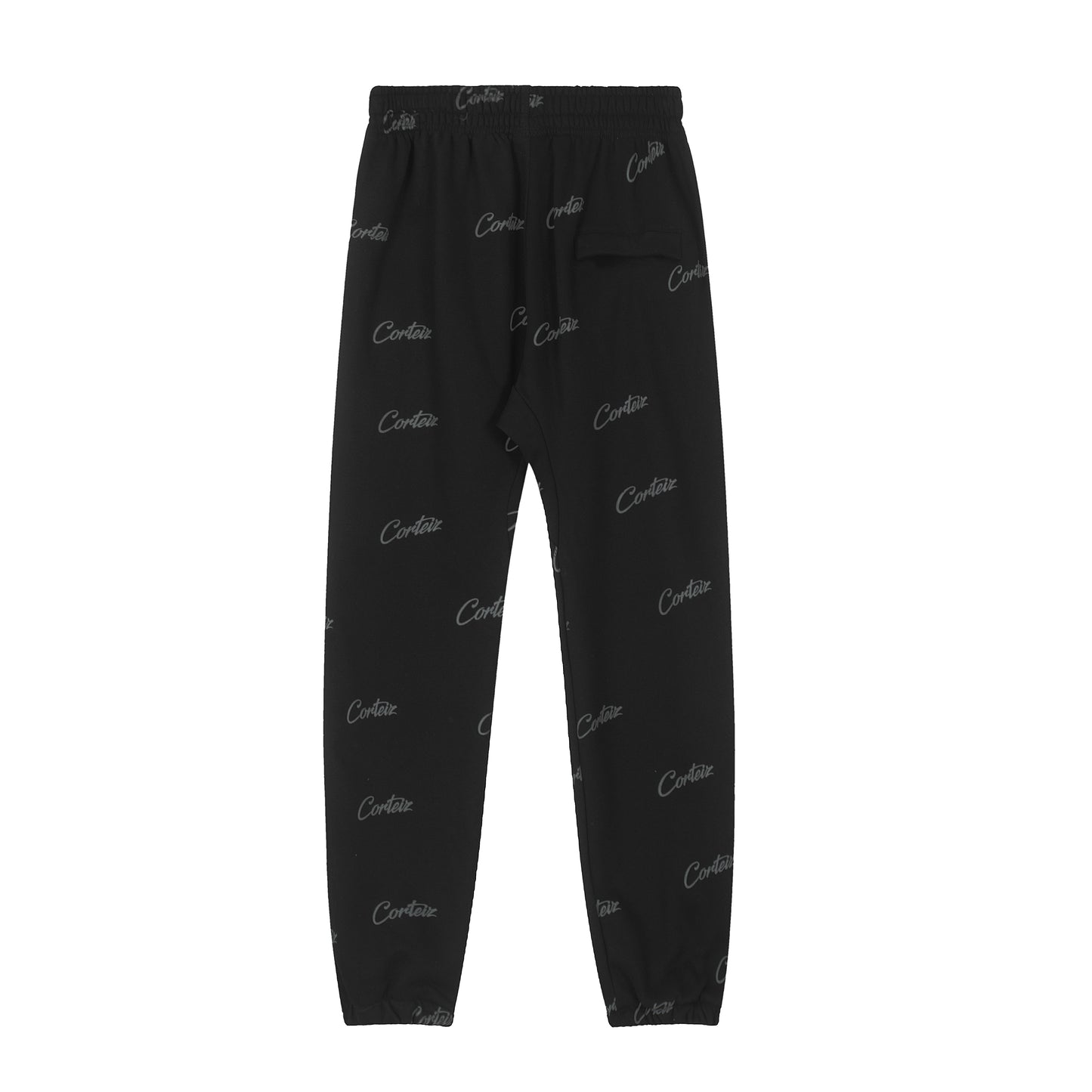 Corteiz - Joggebukse med All Over Print - Sort/Grå
