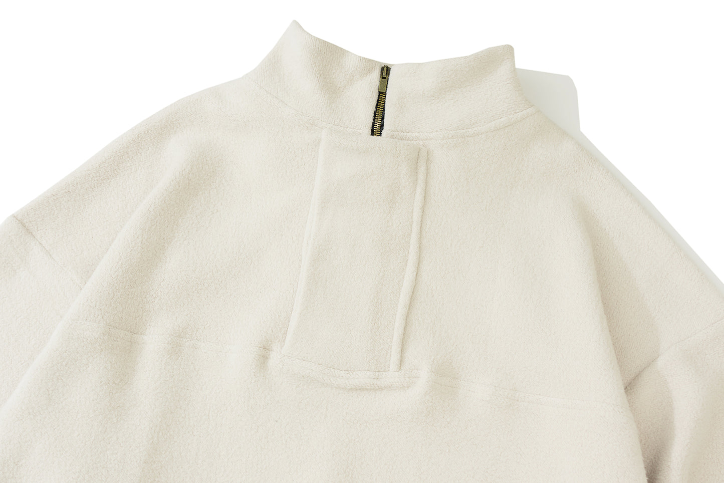NIKE - Fear of God Polar Fleece Half Zipper - Hvit