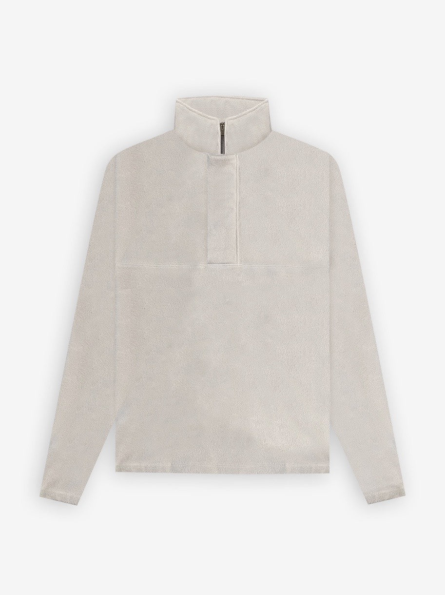 NIKE - Fear of God Polar Fleece Half Zipper - Hvit