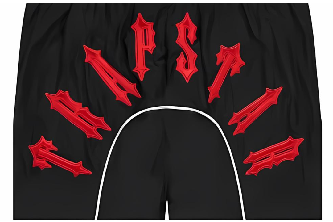 TRAPSTAR - Irongate Shellsuit Sort/Rød