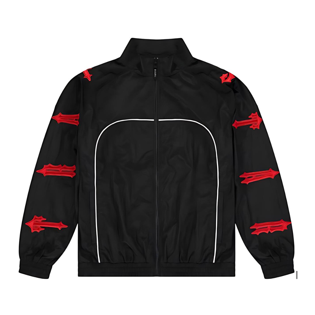 TRAPSTAR - Irongate Shellsuit Sort/Rød