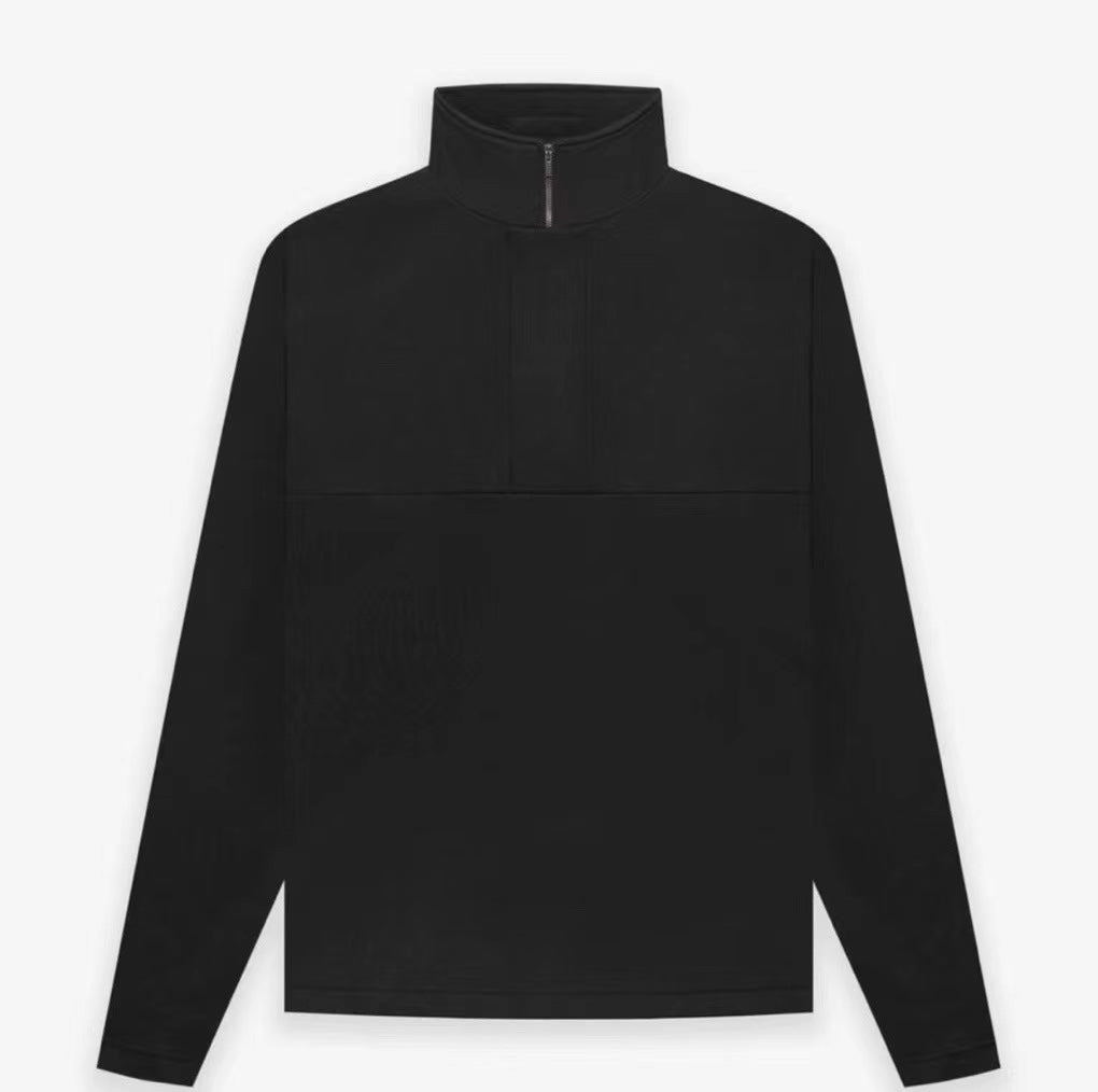 NIKE - Fear of God Fleece Half Zipper - Sort
