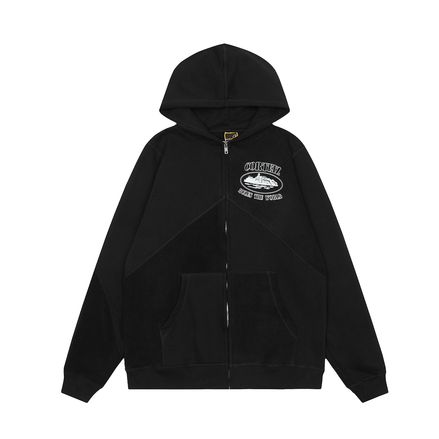 Corteiz - Superior V2 Zip-Up Genser - Sort