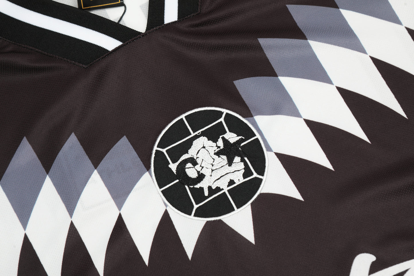 Corteiz - Club RTW Fotballtrøye - Sort/Hvit