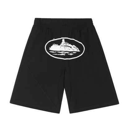 Corteiz - Alcatraz Shorts - Sort/Hvit