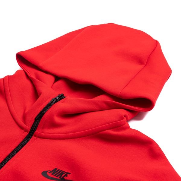 NIKE - Hettegenser NSW Tech Fleece Rød