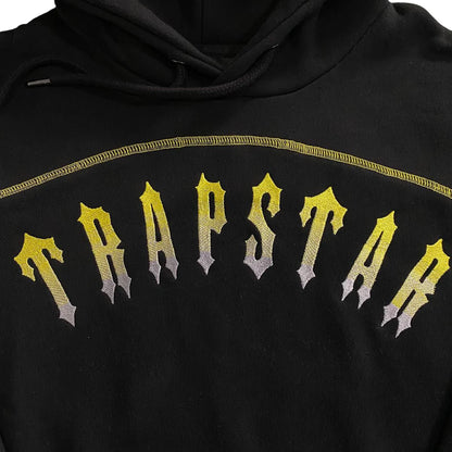 TRAPSTAR - Irongate Arch Chenille  - Sort/Gul