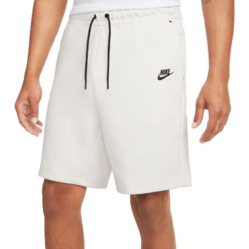 NIKE - Tech Fleece hvit shorts