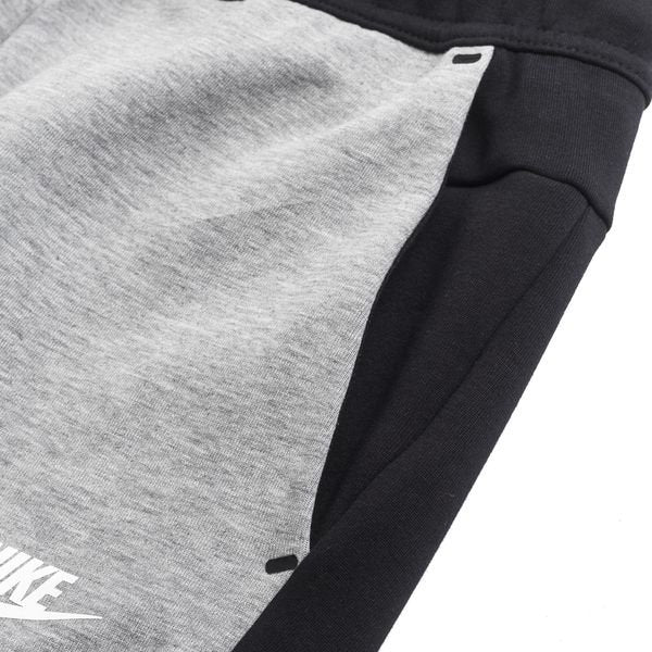 NIKE - Joggebukse NSW Tech Fleece Sort/Grå/Hvit