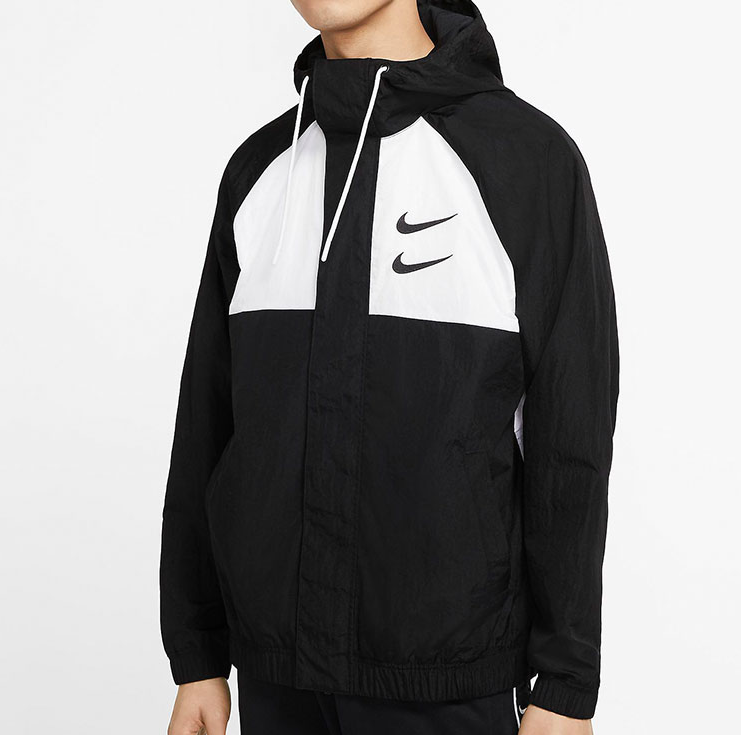 NIKE - NSV Swoosh Windrunner - Sort/Hvit