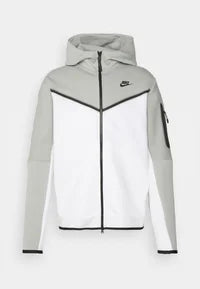 NIKE - Hettegenser NSW Tech Fleece Grå/Hvit