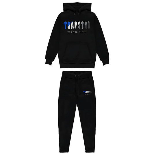 TRAPSTAR - Chenille Decoded Tracksuit - Sort Ice Flavours 2.0