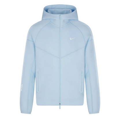 Nike x Nocta Tech Fleece - Zip-Up Genser - Lyseblå