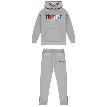 TRAPSTAR - Chenille Decoded Tracksuit - Grå Ice Flavours 1.0