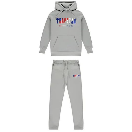 TRAPSTAR - Chenille Decoded Tracksuit - Grå Ice Flavours 1.0