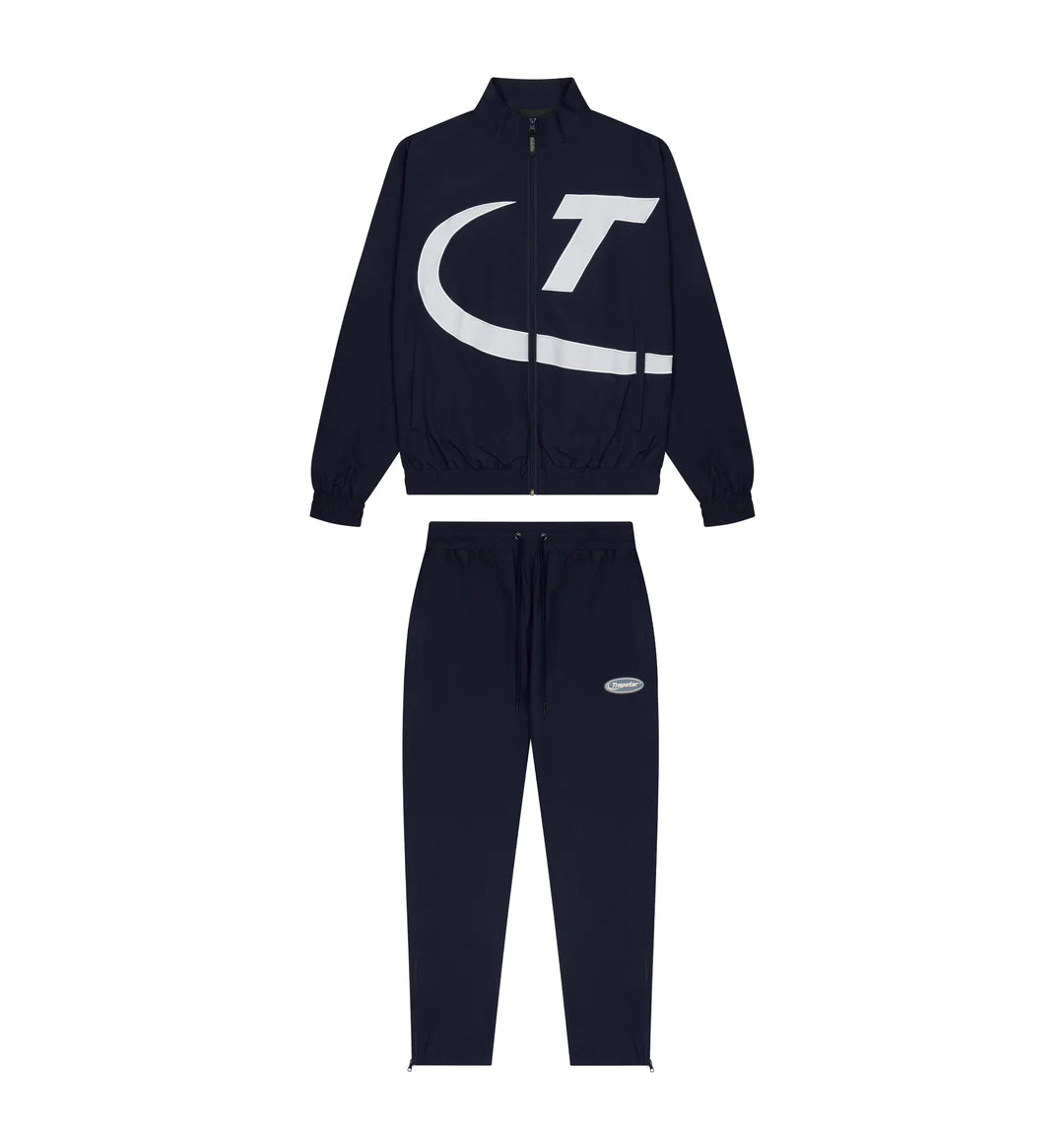 TRAPSTAR - Hyper Shellsuit Navy/Hvit