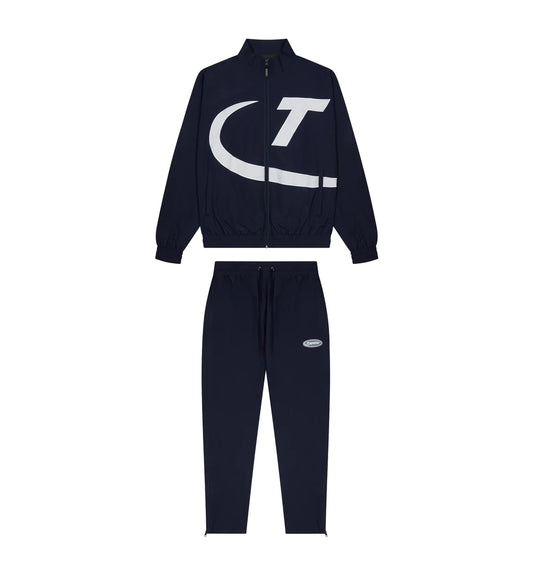 TRAPSTAR - Hyper Shellsuit Navy/Hvit