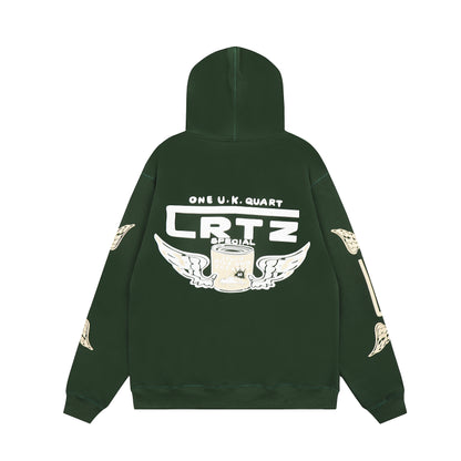 Corteiz -  Gasolina Double Zip Hoodie - Grønn