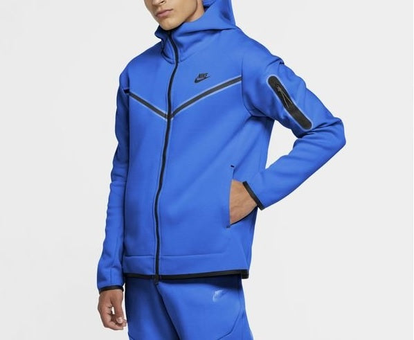 NIKE - Hettegenser NSW Tech Fleece Blå