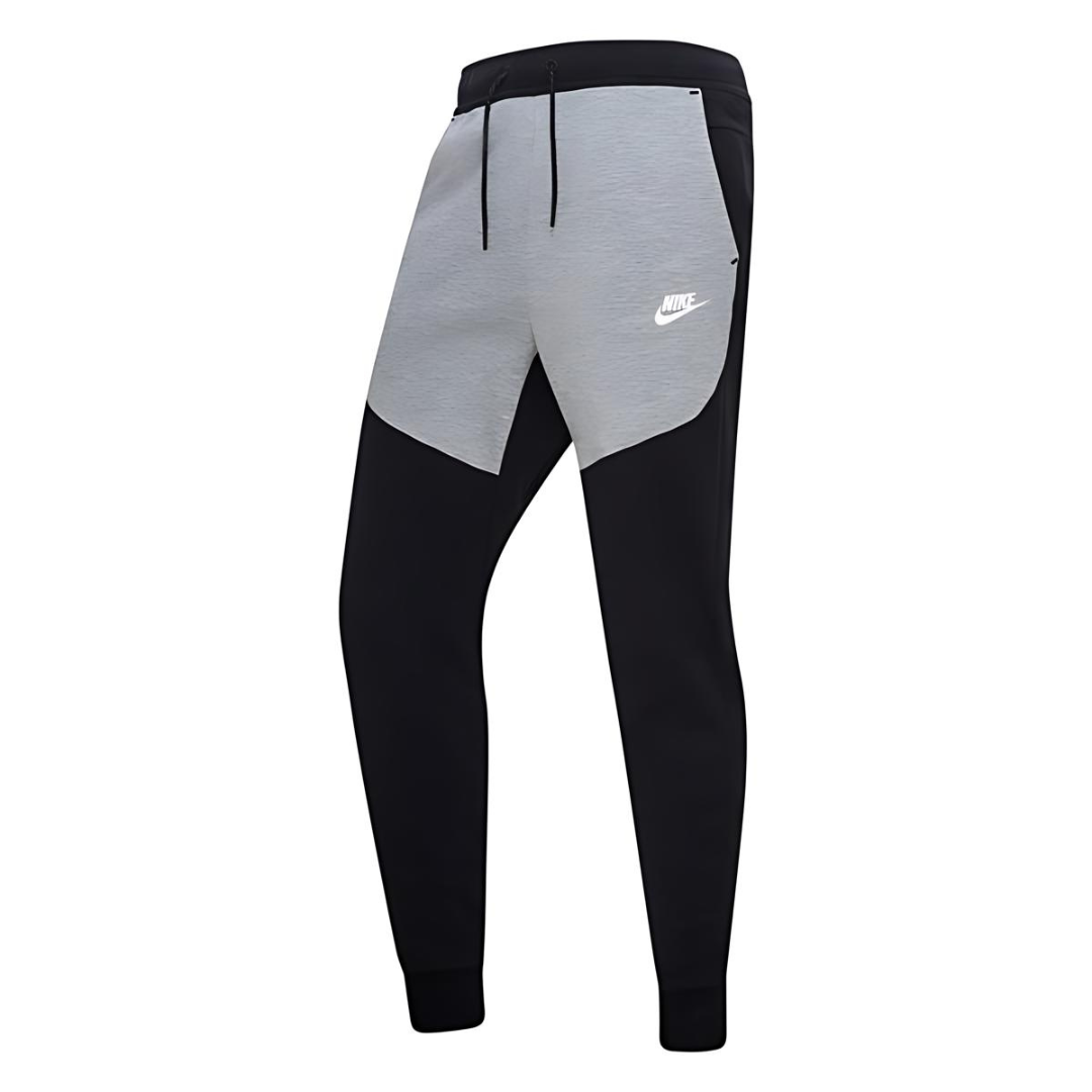 NIKE - Joggebukse NSW Tech Fleece Sort/Grå/Hvit